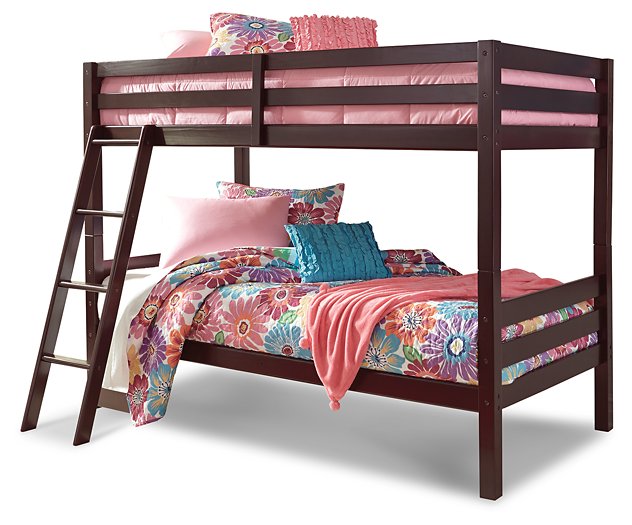 Halanton Youth Bunk Bed with 1 Large Storage Drawer - Pull Up A Couch