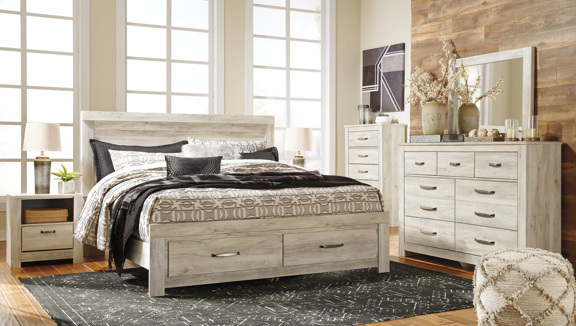 Bellaby Bed with 2 Storage Drawers - Pull Up A Couch