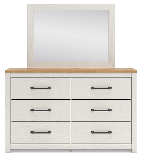 Linnocreek Dresser and Mirror - Pull Up A Couch