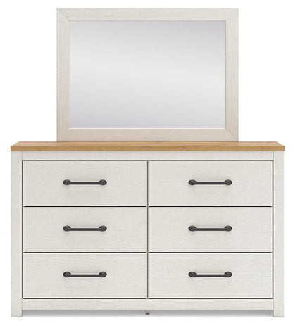 Linnocreek Dresser and Mirror - Pull Up A Couch