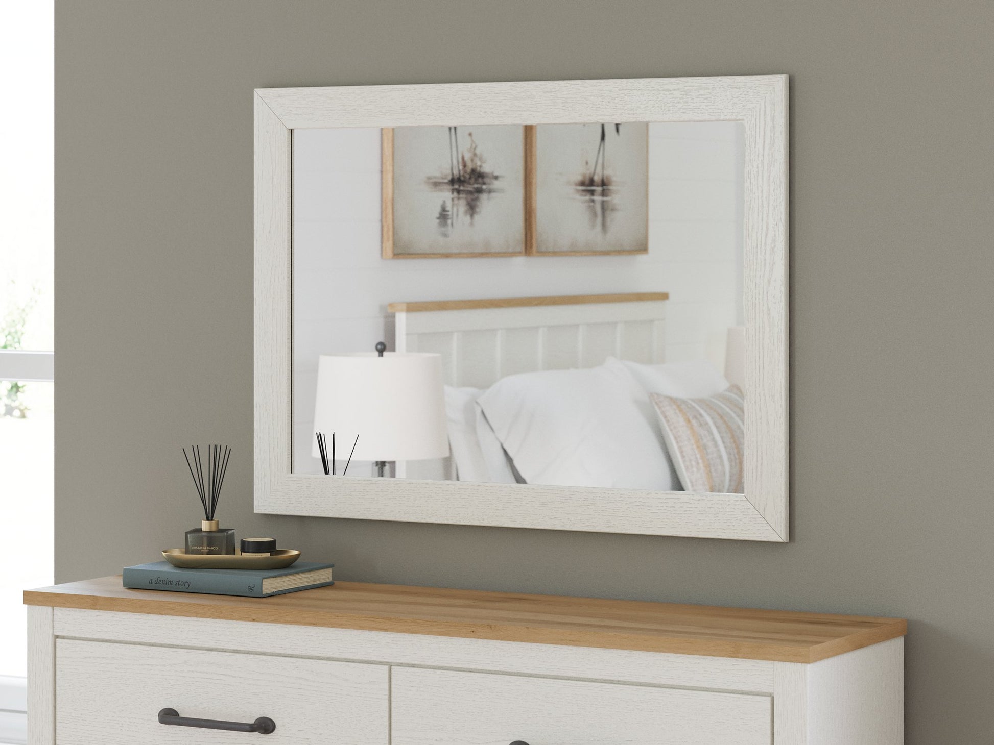 Linnocreek Bedroom Mirror - Pull Up A Couch