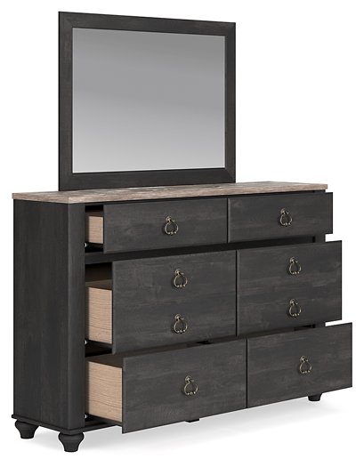 Nanforth Dresser and Mirror - Pull Up A Couch