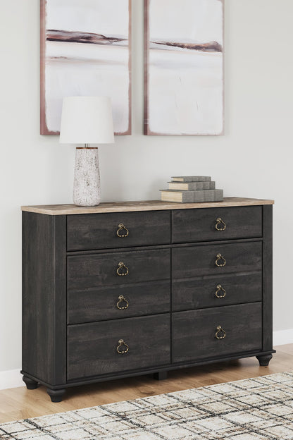 Nanforth Dresser and Mirror - Pull Up A Couch