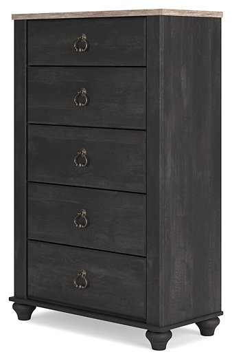 Nanforth Chest of Drawers - Pull Up A Couch