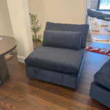 Serenity Cloud 2pc Armless Sofa (Blue) (Clearance)