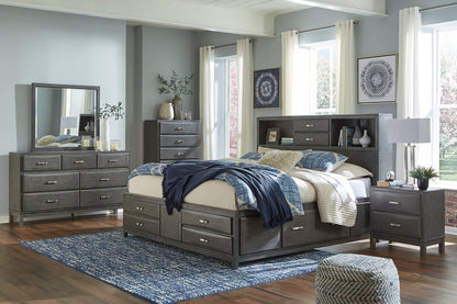 Caitbrook Storage Bed with 8 Drawers - Pull Up A Couch