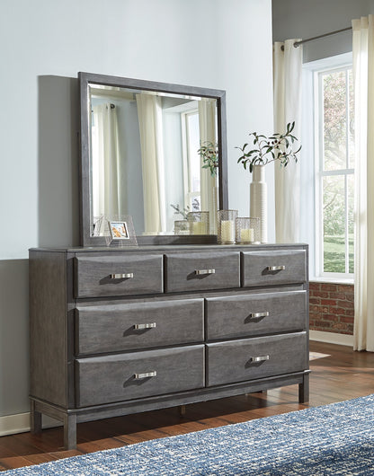 Caitbrook Dresser and Mirror - Pull Up A Couch