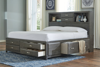 Caitbrook Storage Bed with 8 Drawers - Pull Up A Couch