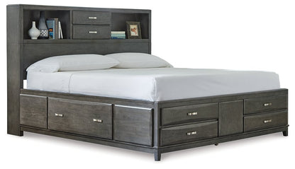 Caitbrook Storage Bed with 8 Drawers - Pull Up A Couch