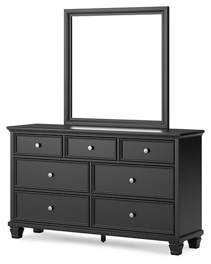 Lanolee Dresser and Mirror - Pull Up A Couch