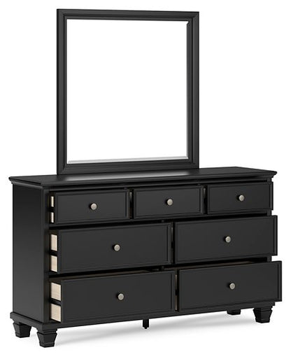 Lanolee Dresser and Mirror - Pull Up A Couch