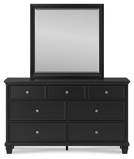 Lanolee Dresser and Mirror - Pull Up A Couch