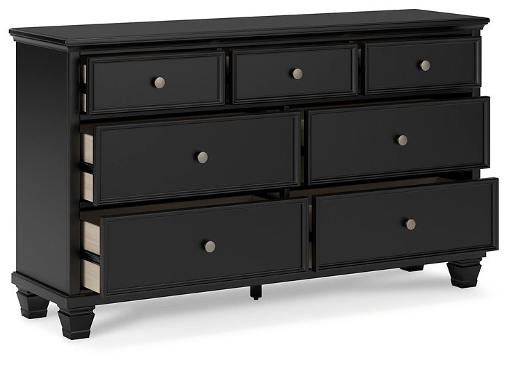 Lanolee Dresser and Mirror - Pull Up A Couch