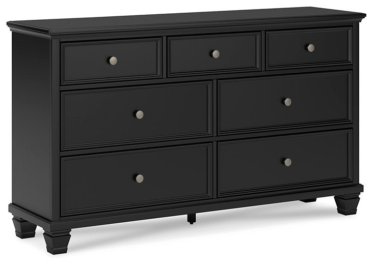 Lanolee Dresser and Mirror - Pull Up A Couch