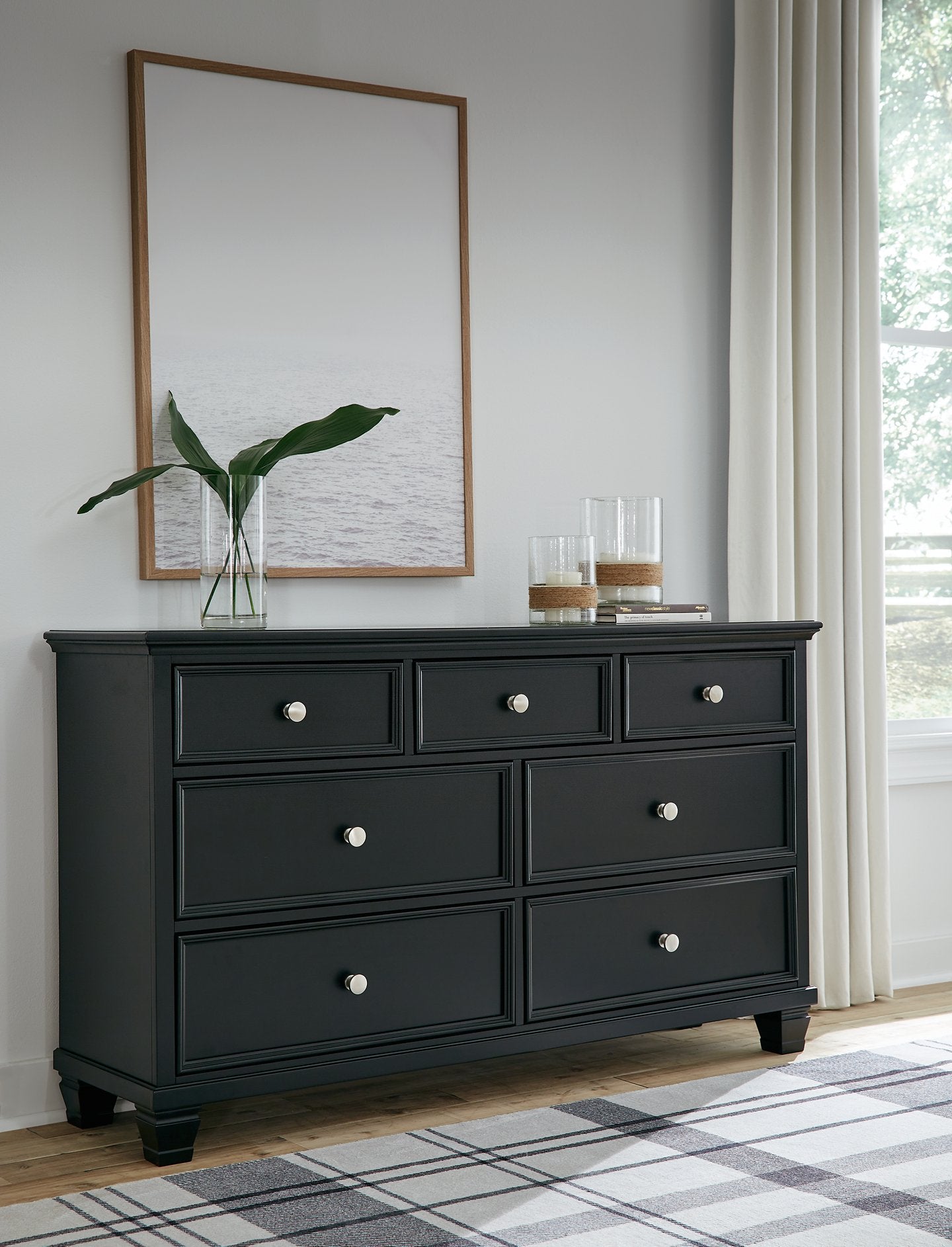 Lanolee Dresser and Mirror - Pull Up A Couch