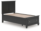 Lanolee Panel Storage Bed