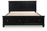 Lanolee Panel Storage Bed