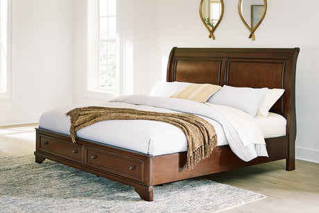 Trellington Sleigh Storage Bed
