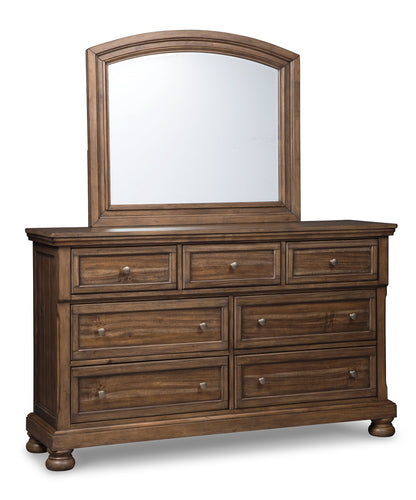 Flynnter Dresser and Mirror - Pull Up A Couch