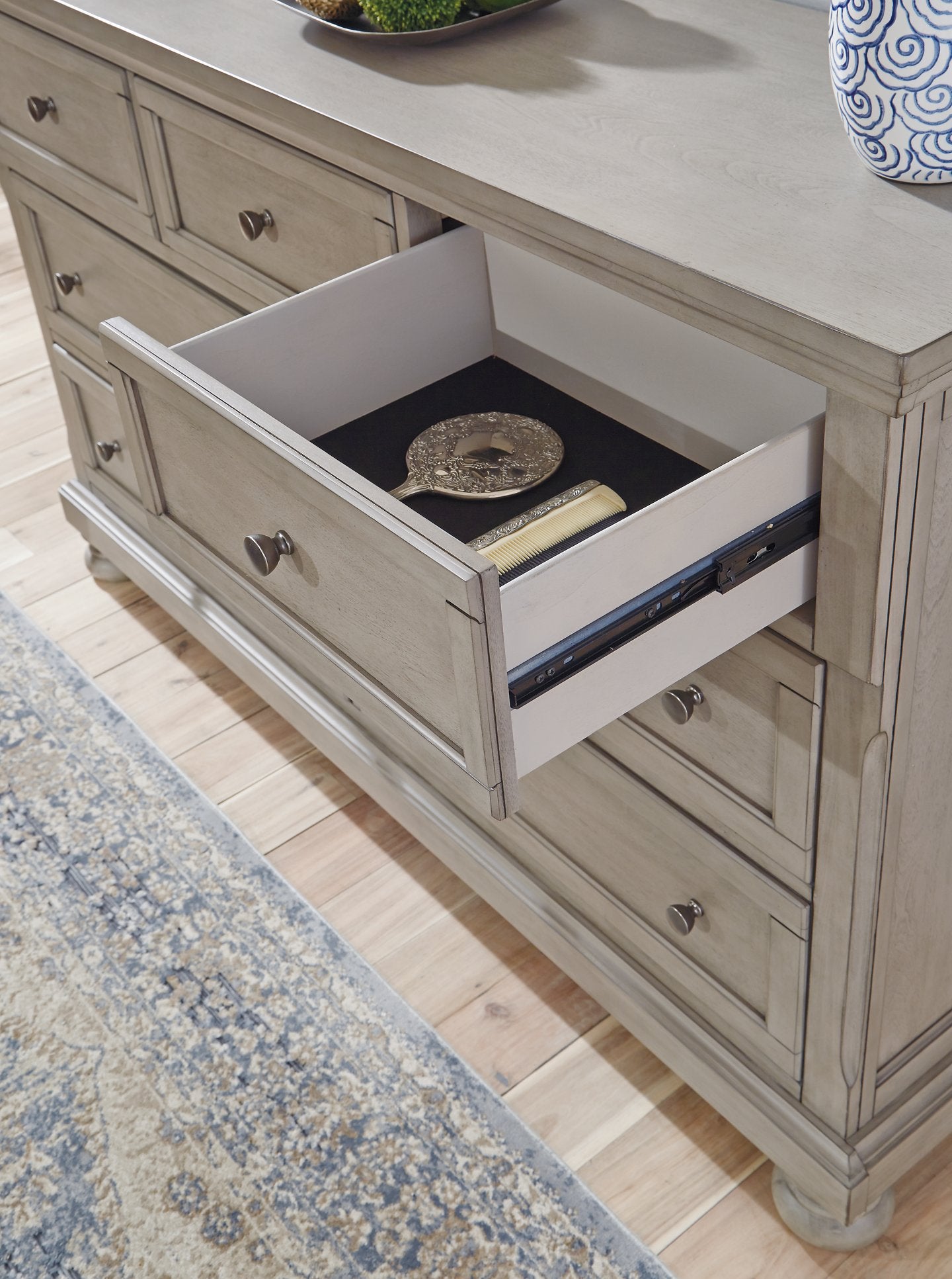 Lettner Dresser and Mirror - Pull Up A Couch