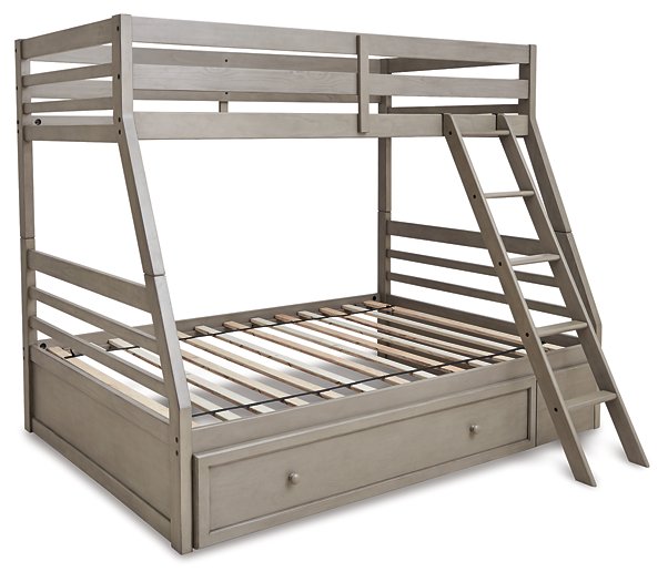 Lettner Youth Bunk Bed with 1 Large Storage Drawer - Pull Up A Couch