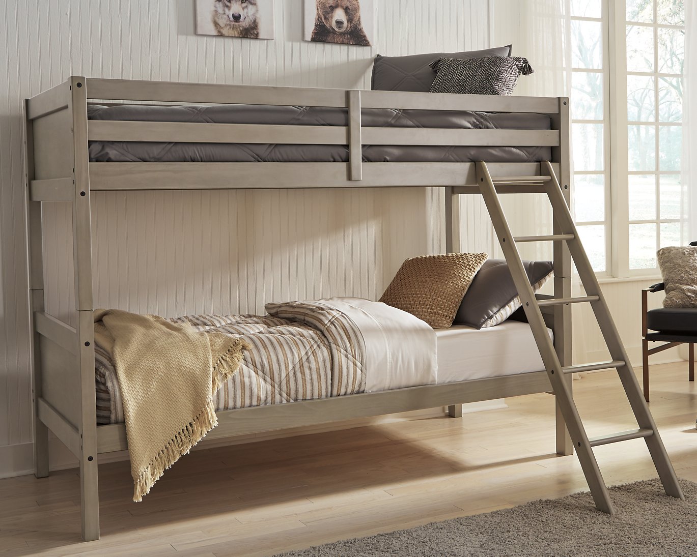 Lettner Youth / Bunk Bed with Ladder - Pull Up A Couch