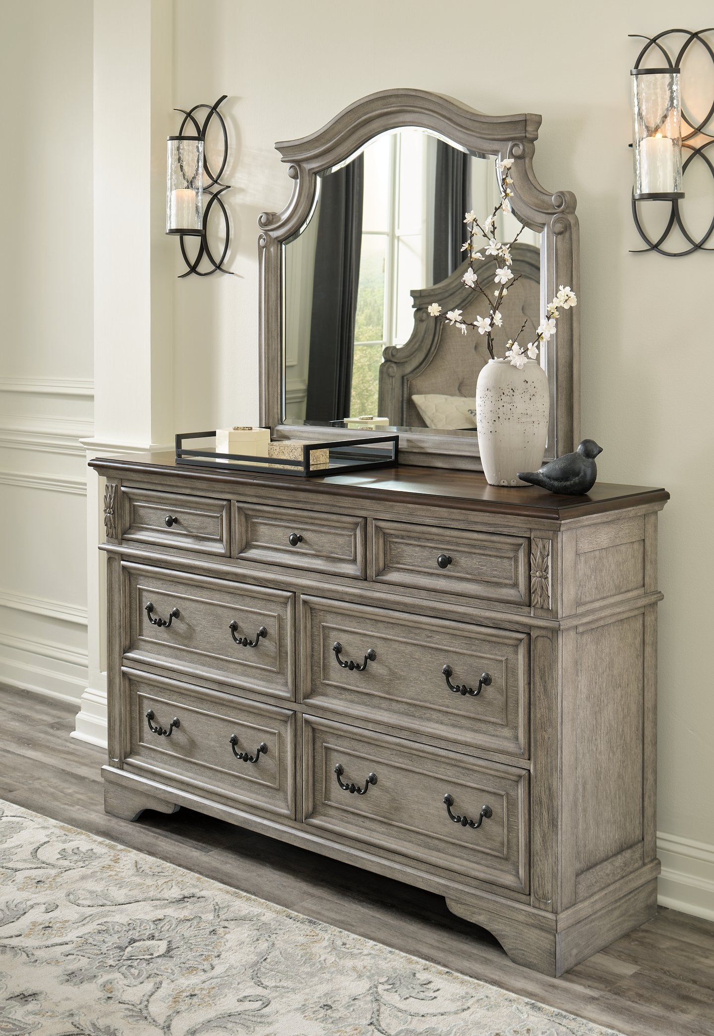 Lodenbay Dresser and Mirror - Pull Up A Couch