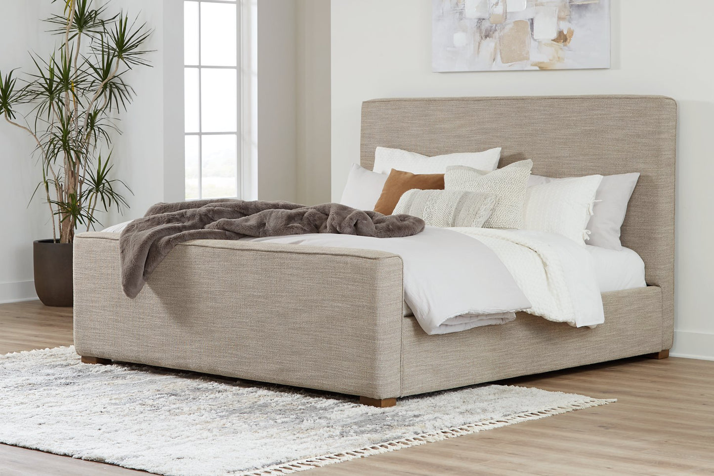 Dakmore Upholstered Bed - Pull Up A Couch