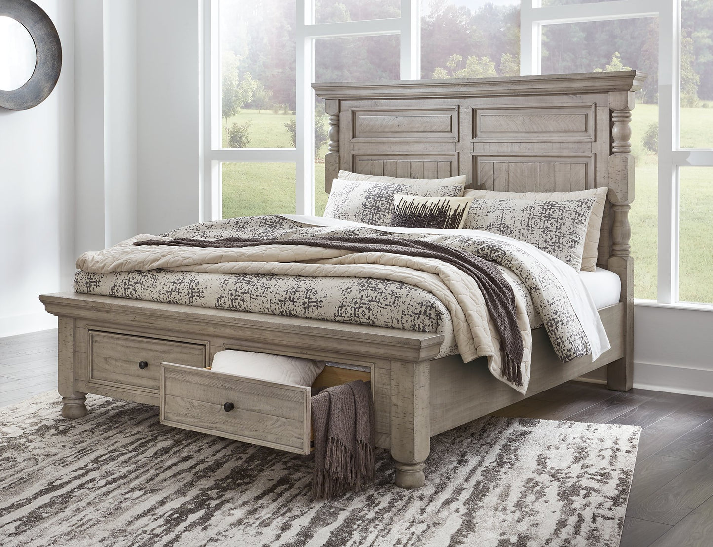 Harrastone Bedroom Set - Pull Up A Couch