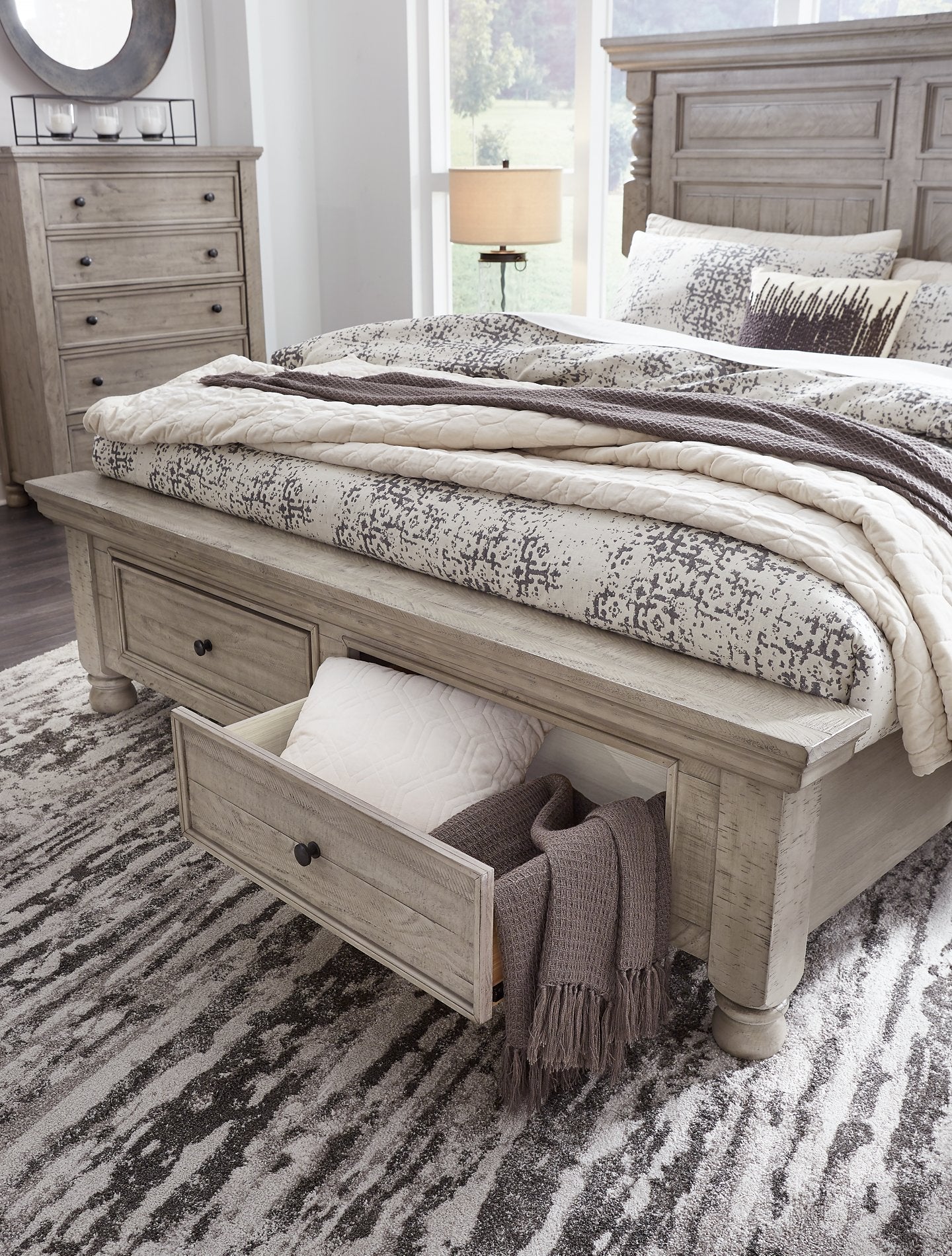 Harrastone Bedroom Set - Pull Up A Couch