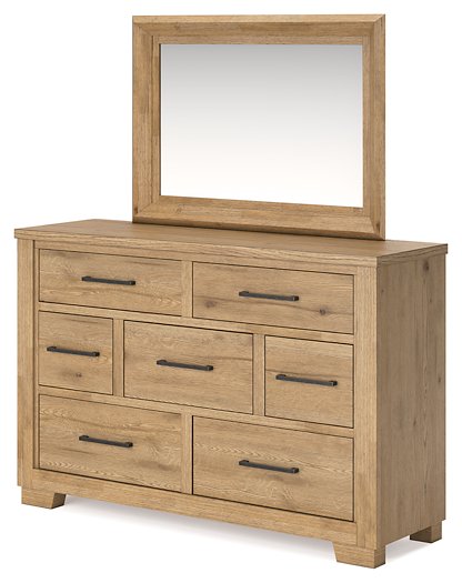 Galliden Dresser and Mirror - Pull Up A Couch