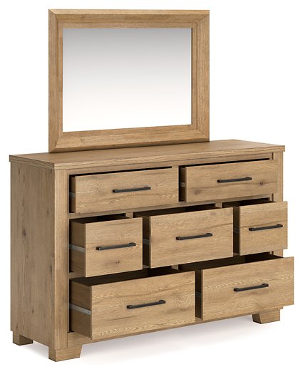 Galliden Dresser and Mirror - Pull Up A Couch