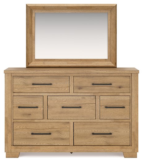 Galliden Dresser and Mirror - Pull Up A Couch