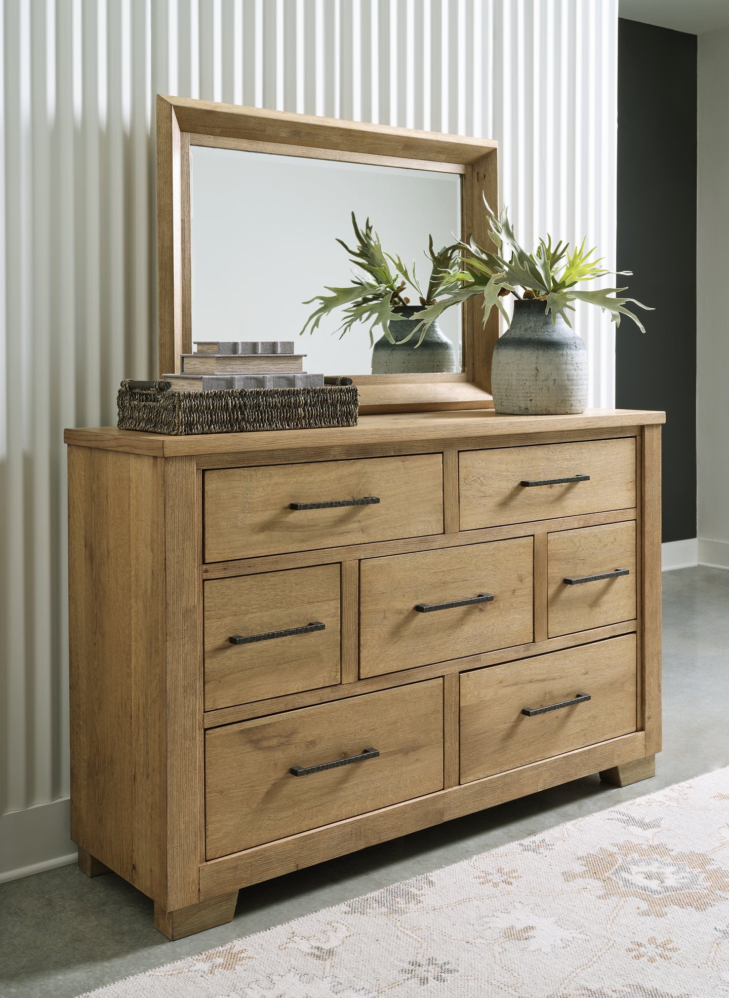 Galliden Dresser and Mirror - Pull Up A Couch