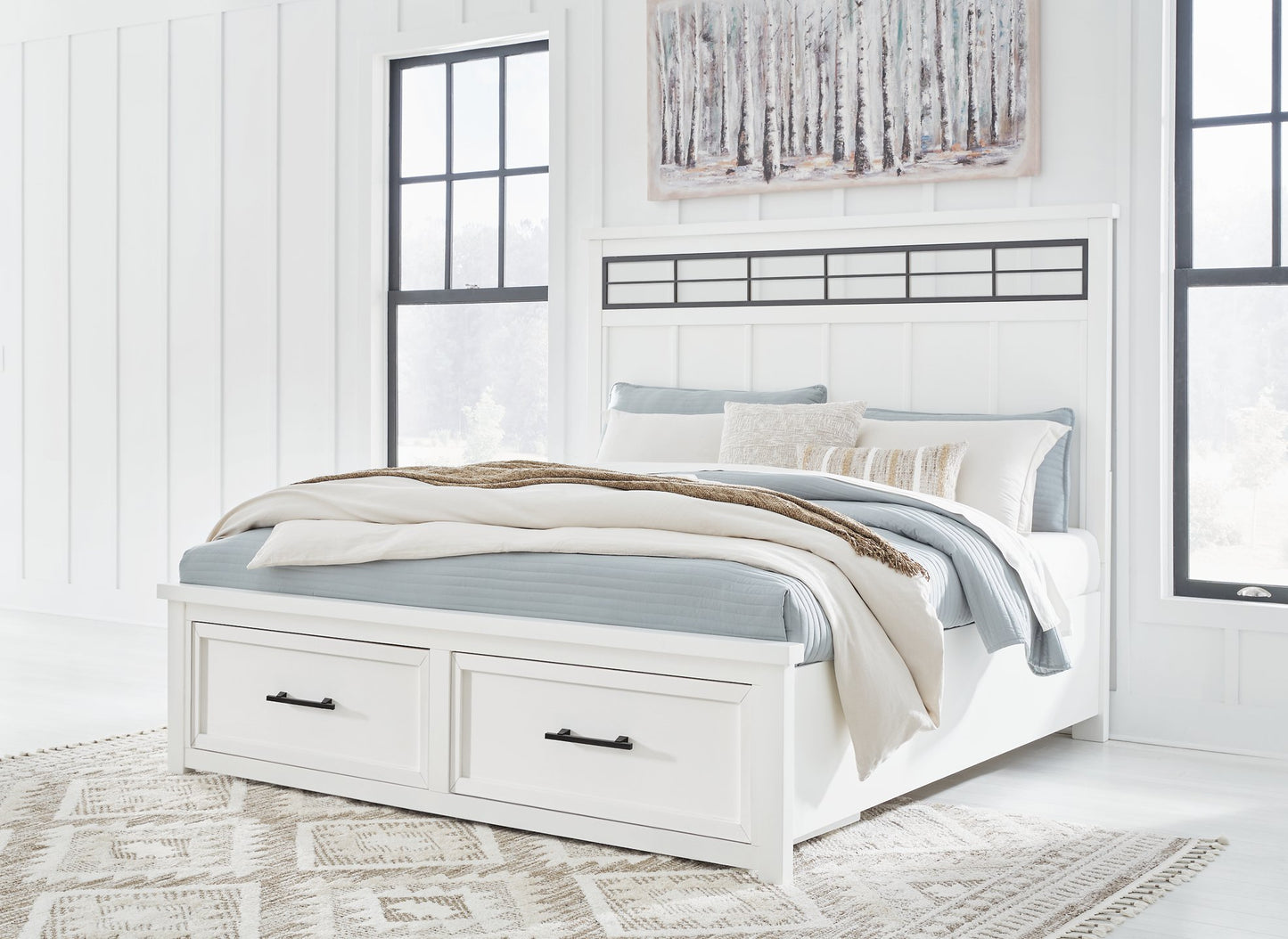 Ashbryn Panel Storage Bed - Pull Up A Couch