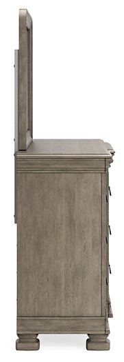 Lexorne Dresser and Mirror - Pull Up A Couch