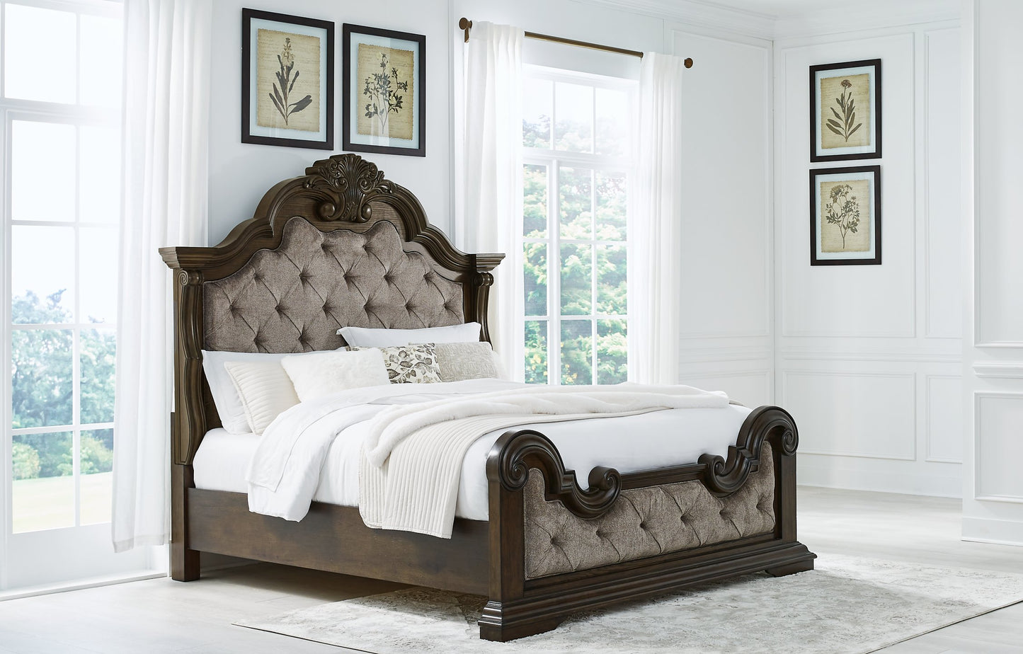 Maylee Upholstered Bed - Pull Up A Couch