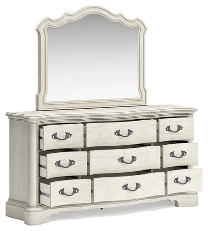 Arlendyne Dresser and Mirror - Pull Up A Couch