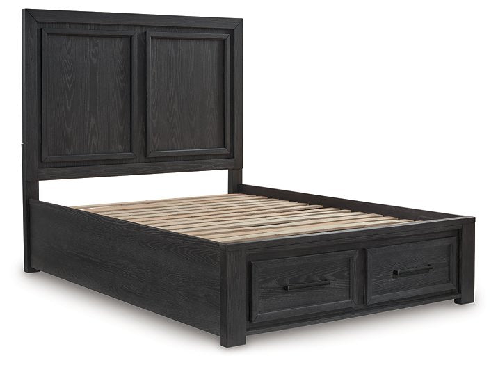 Foyland Panel Storage Bed - Pull Up A Couch