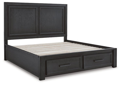 Foyland Panel Storage Bed - Pull Up A Couch