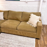 Tan Crate & Barrel Axis3, 3pc Sectional - Pull Up A Couch