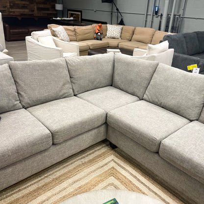 Gray 2pc Corner Sectional