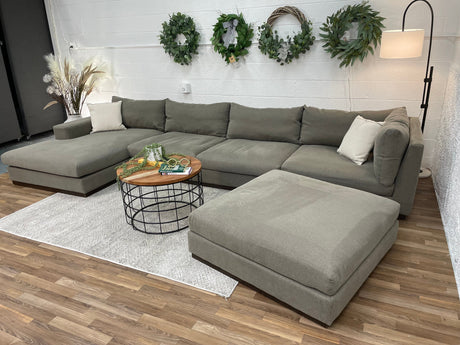 Joybird Holt Grand Sofa w/Chaise - Pull Up A Couch