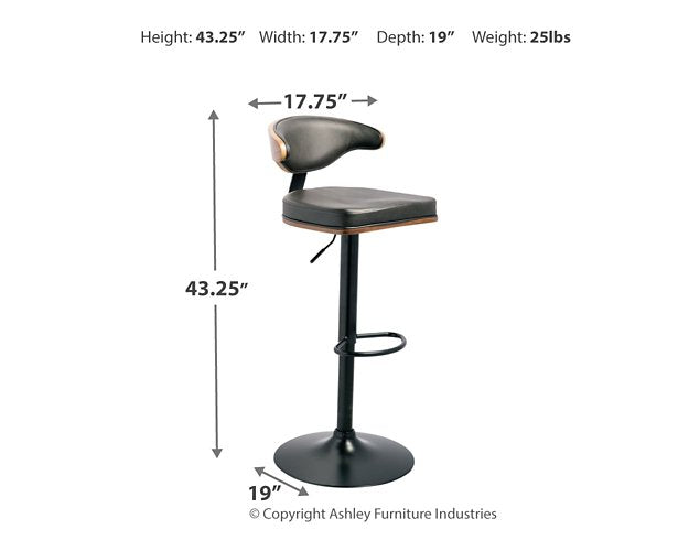 Bellatier Adjustable Height Bar Stool - Pull Up A Couch