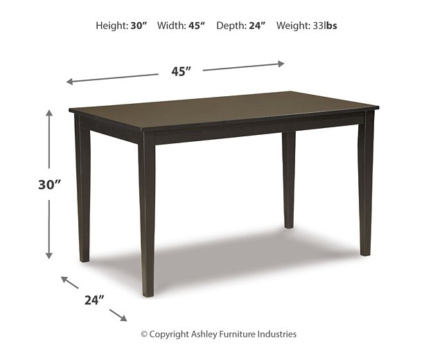 Kimonte Dining Set - Pull Up A Couch