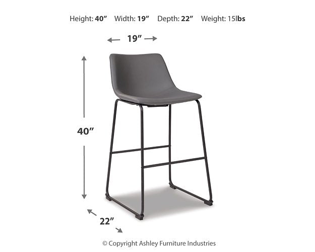 Centiar Pub Height Bar Stool - Pull Up A Couch