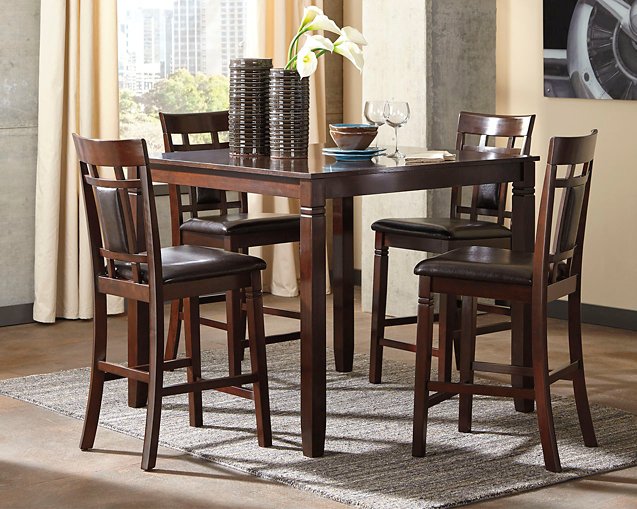 Bennox Counter Height Dining Table and Bar Stools (Set of 5) - Pull Up A Couch