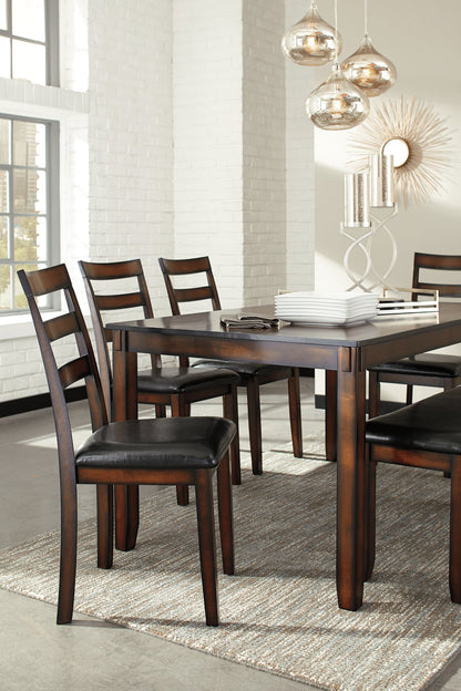 Coviar Dining Table and Chairs with Bench (Set of 6) - Pull Up A Couch