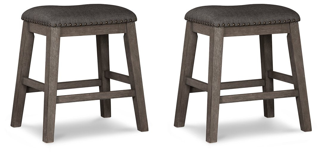 Caitbrook Counter Height Upholstered Bar Stool - Pull Up A Couch