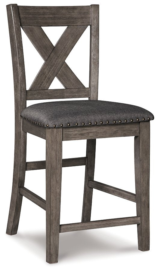 Caitbrook Counter Height Upholstered Bar Stool - Pull Up A Couch